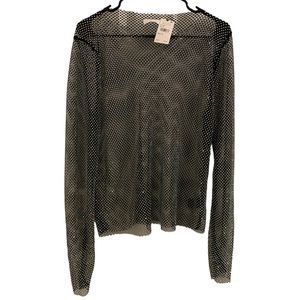 Rhinestone ASTR XL throw over. Goes great on top of a solid color undershirt